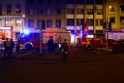 Einsatz BF Messerstecherei Koeln Neustadt Nord Eberplatz Platzmitte P022